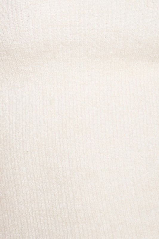 Weekend in DC Fuzzy Sweater Tube Top