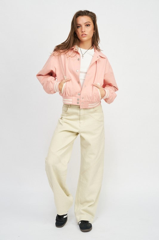 Chic Bomber Jacket
