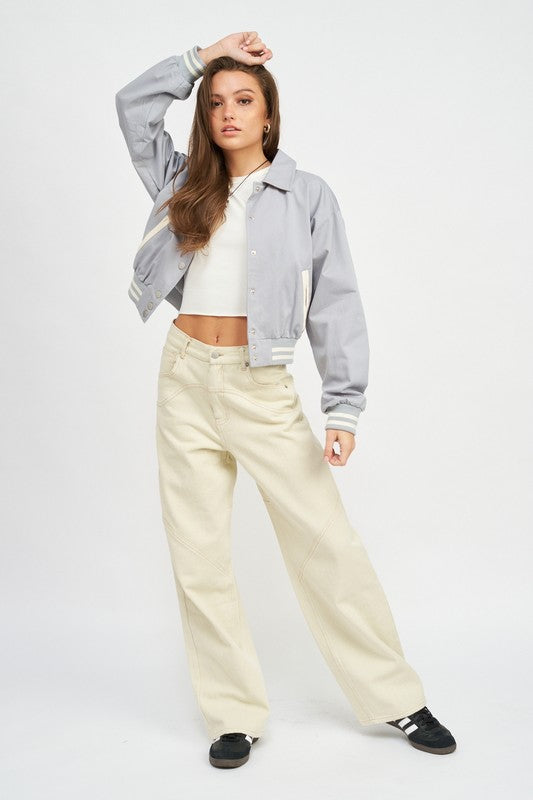 Chic Bomber Jacket