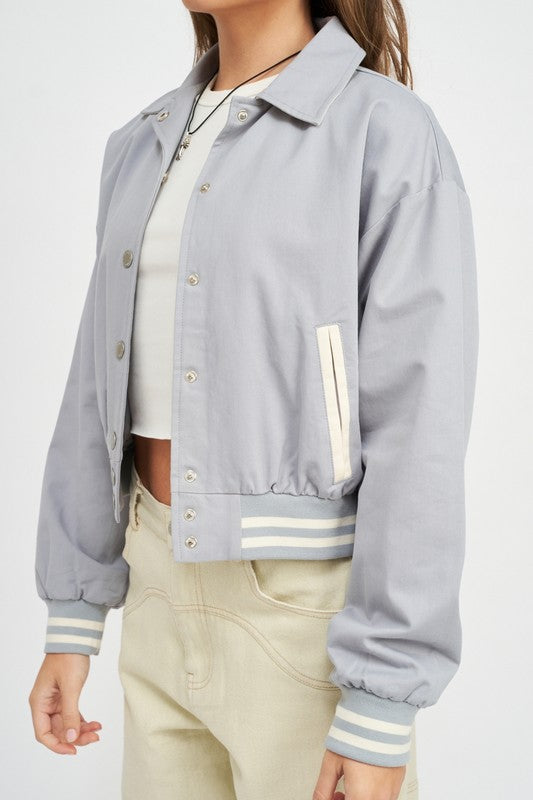 Chic Bomber Jacket
