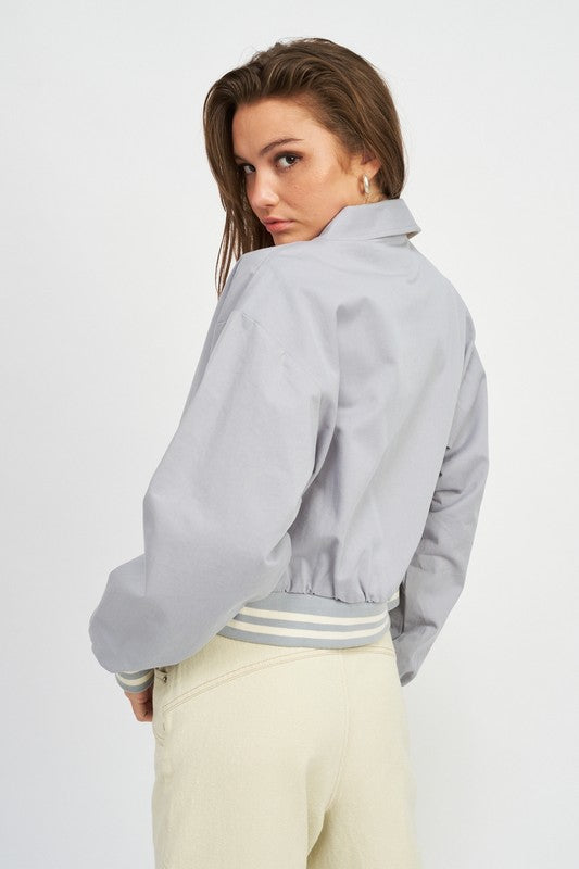 Chic Bomber Jacket