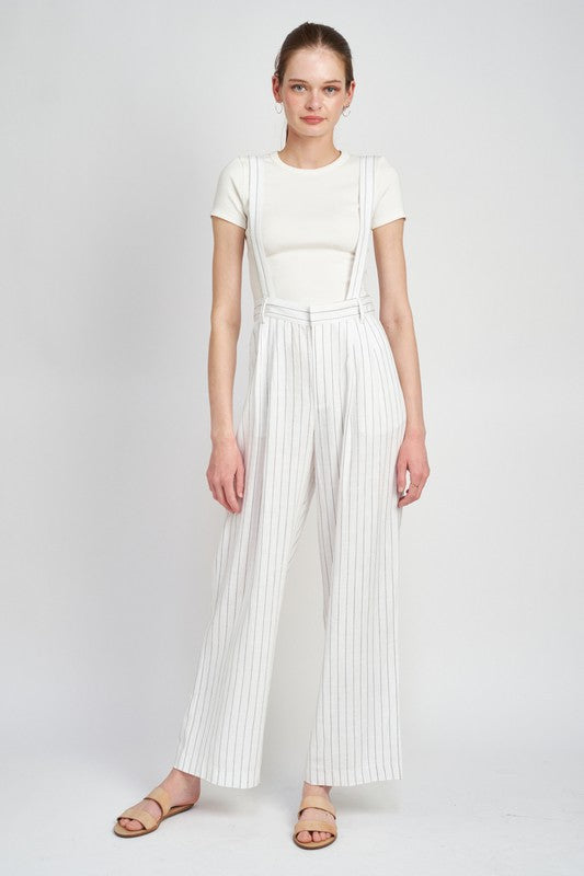 Janet High Waist Suspender Trouser