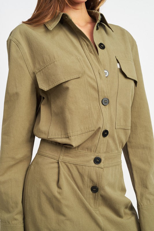 Back to Cargo Jumpsuit