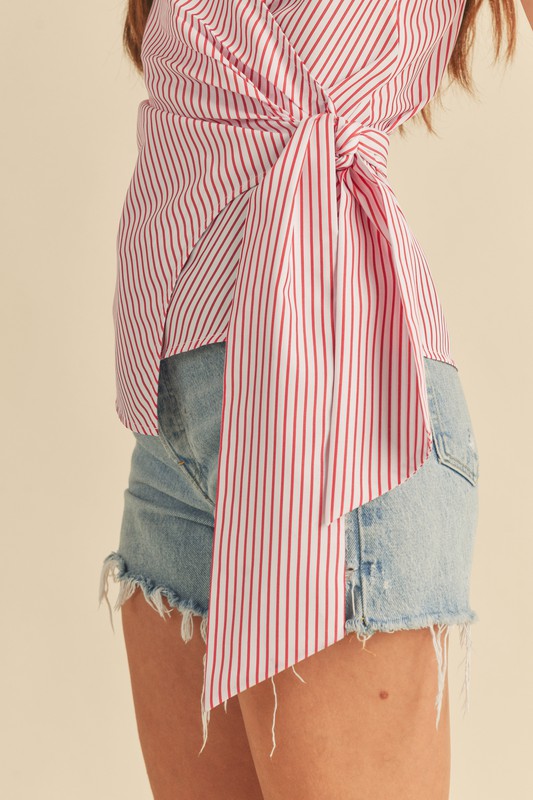 Spring Nights Wrap Top