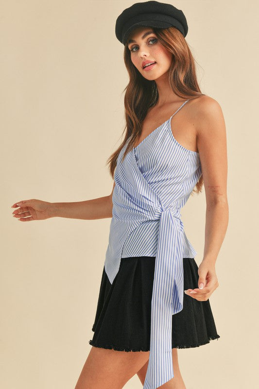 Spring Nights Wrap Top
