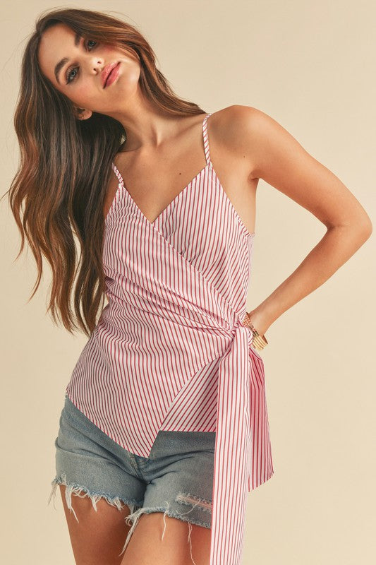 Spring Nights Wrap Top