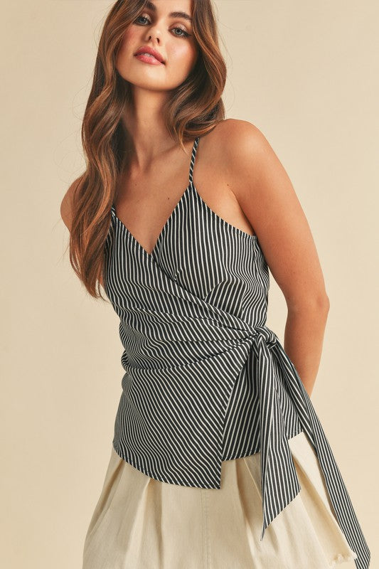 Spring Nights Wrap Top