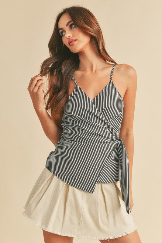 Spring Nights Wrap Top