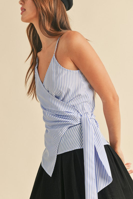 Spring Nights Wrap Top