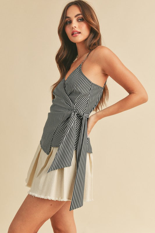 Spring Nights Wrap Top
