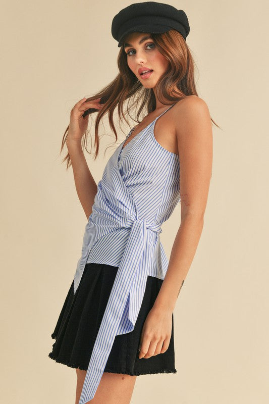 Spring Nights Wrap Top