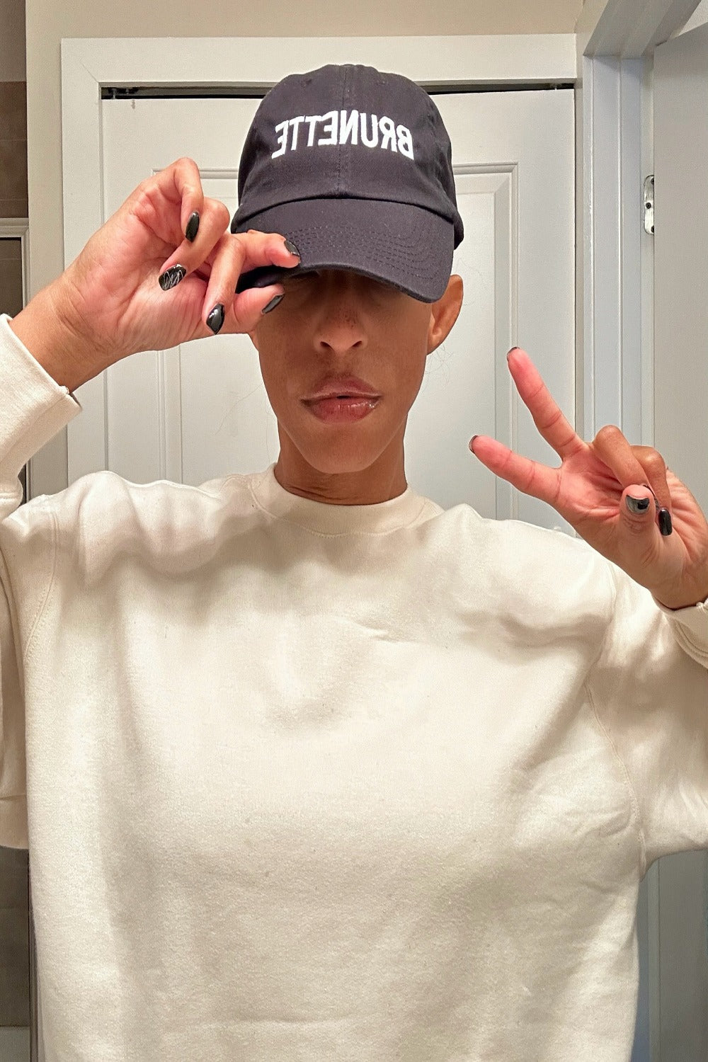 Brunette Baddie Hat