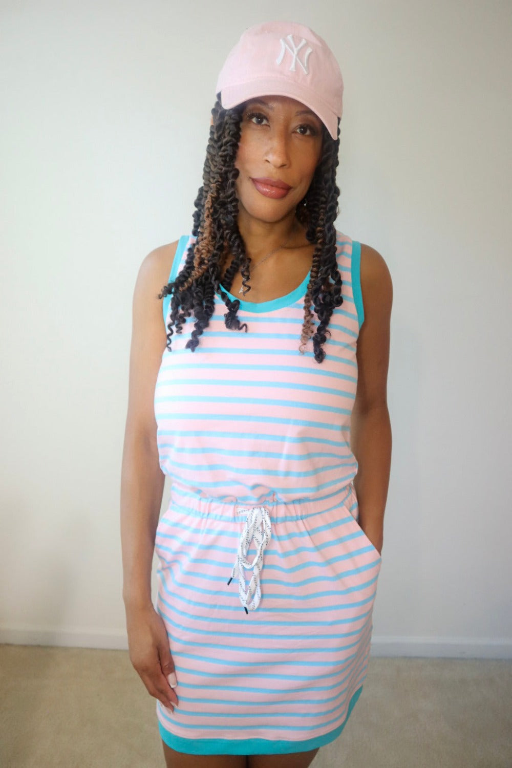 Brooklyn Baby Drawstring Mini Tank Dress