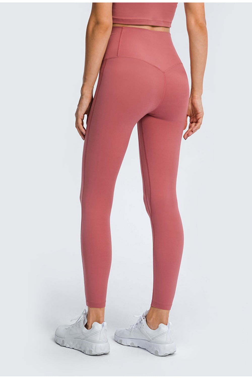 High Rise Ankle-Length Yoga Leggings Trendsi