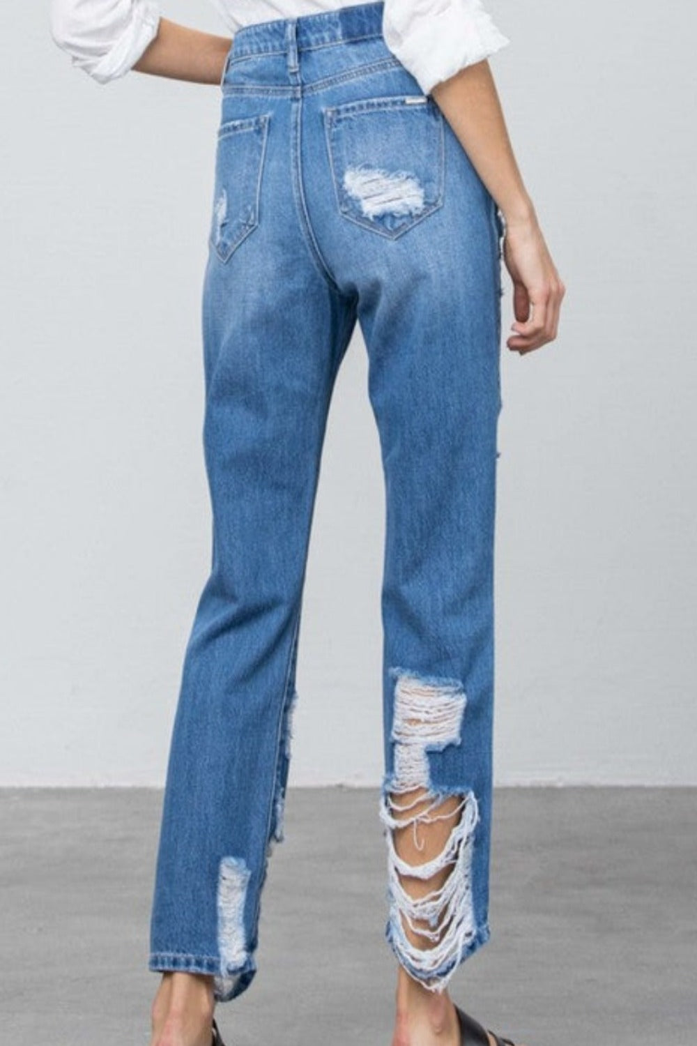 HIGH RISE STRAIGHT JEANS Insane Gene
