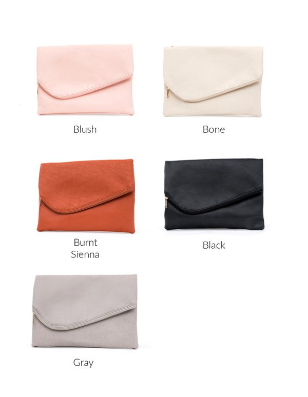 Revolve Foldover Envelope Clutch