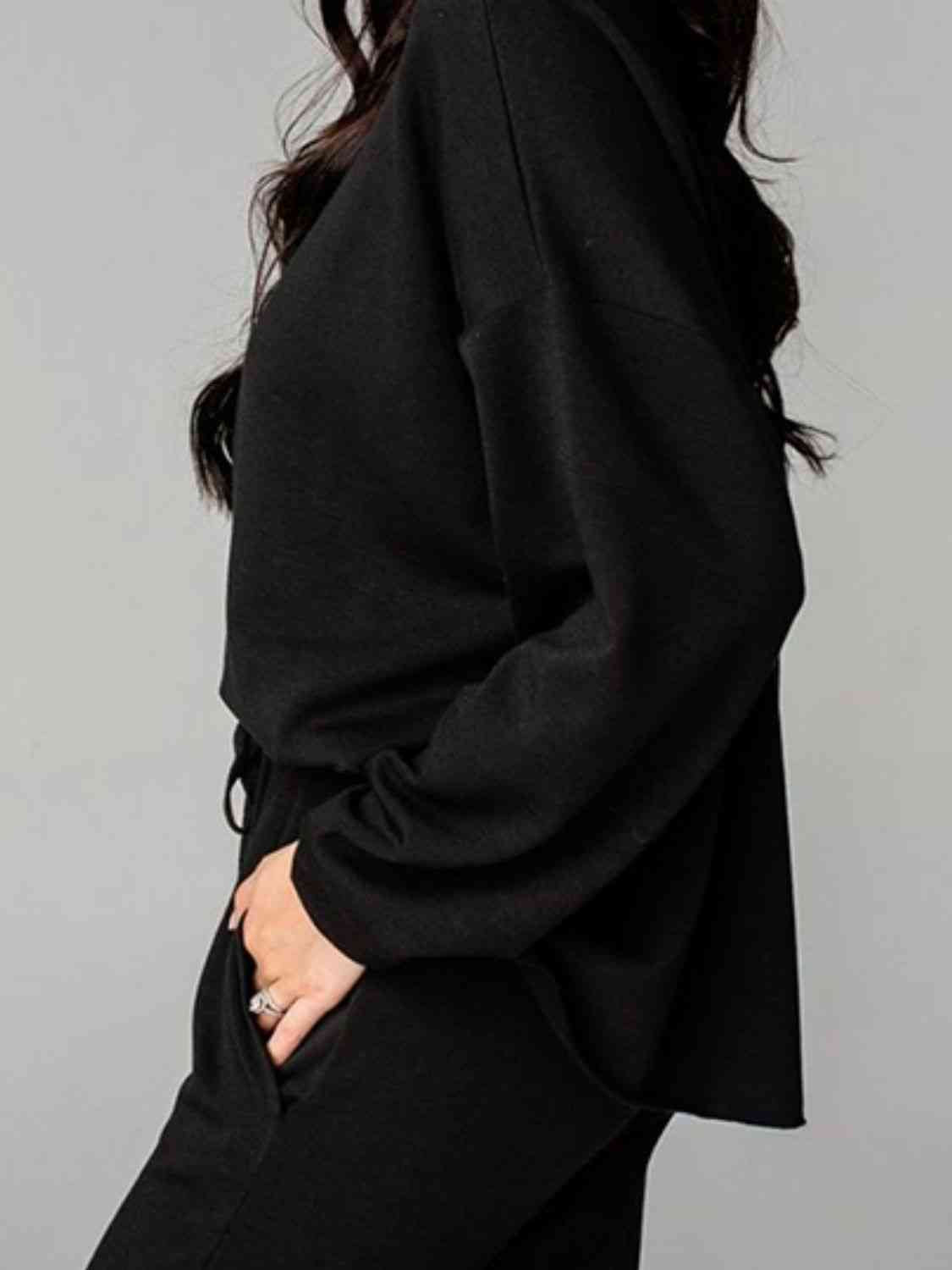 Tally Girl Distressed Sweatshirt and Joggers Set