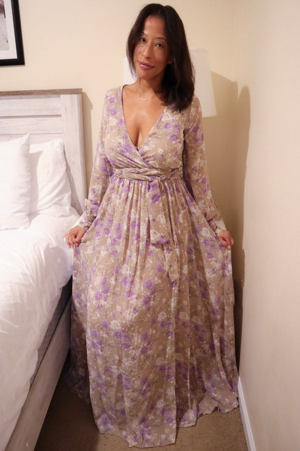Bridgerton Floral Maxi Dress
