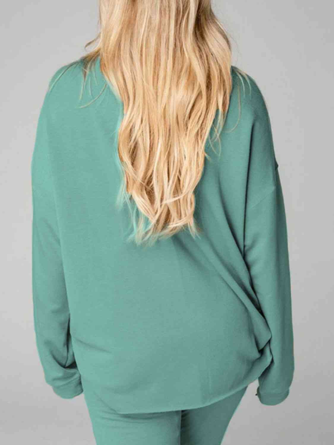 Tally Girl Distressed Sweatshirt and Joggers Set