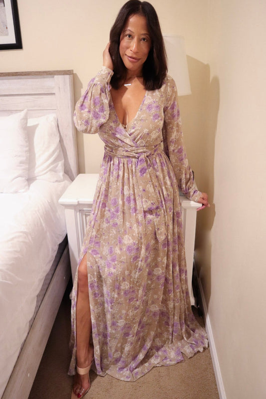 Bridgerton Floral Maxi Dress