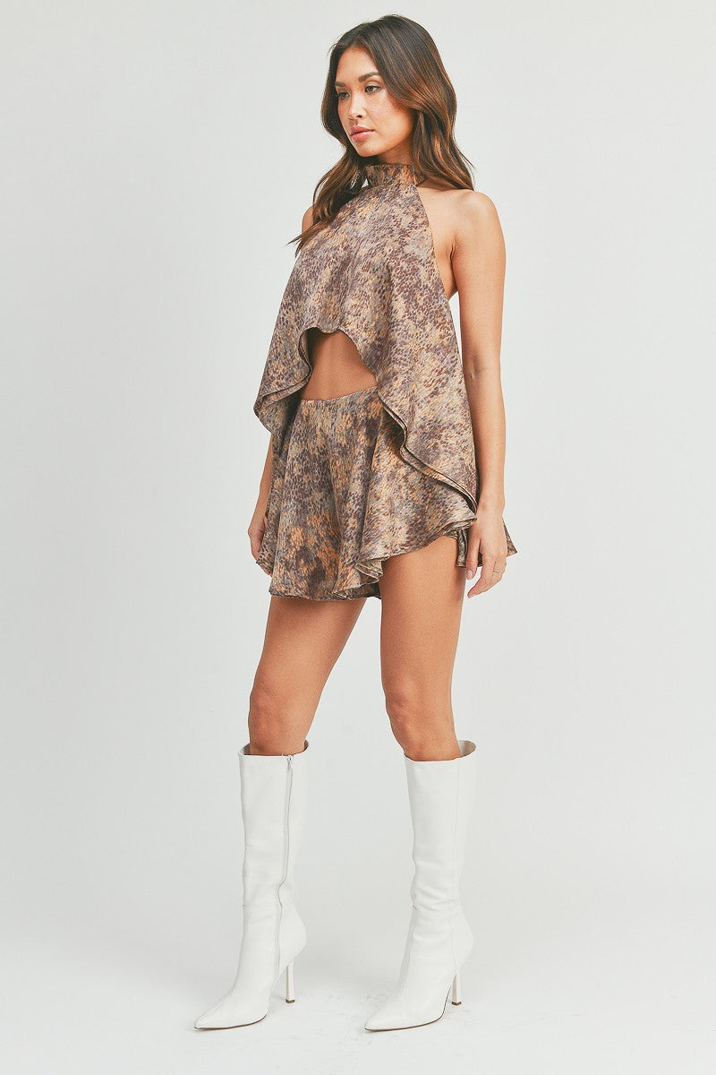 Wendy Halter Top Skort Set