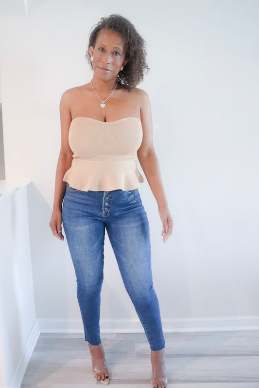 Cinna Strapless Top