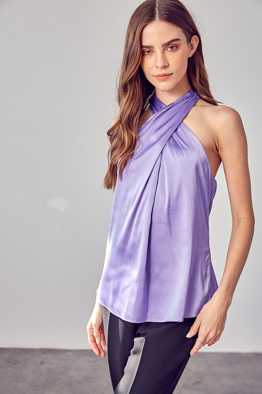 Lilly Cross Neck Top