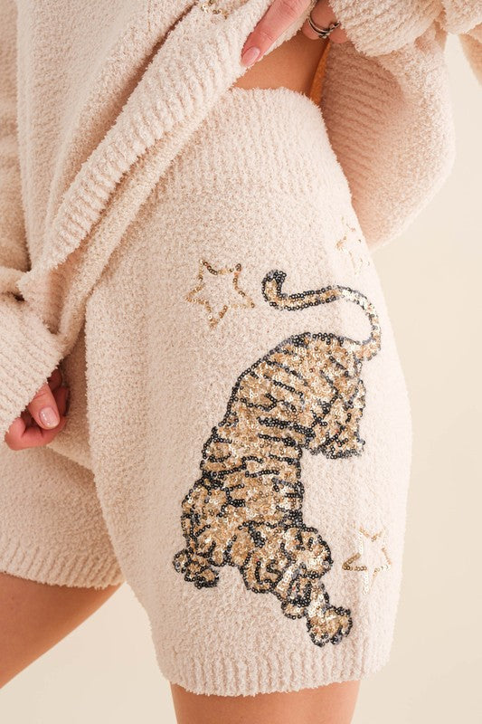 Tommy Cozy Soft Knitted Tiger Star Lounge Set