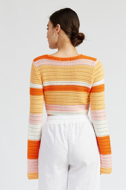 Winter Vacay Crochet Top
