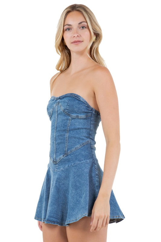 Summer to Hot Denim Dress