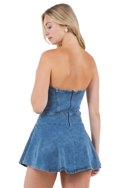 Summer to Hot Denim Dress