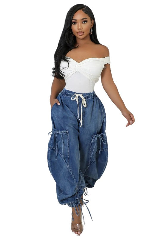 Do it Big Harlem Harem Style Denim Jeans