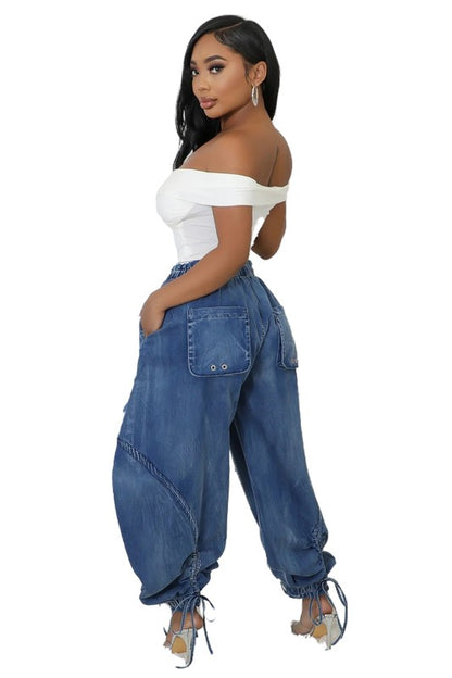 Do it Big Harlem Harem Style Denim Jeans