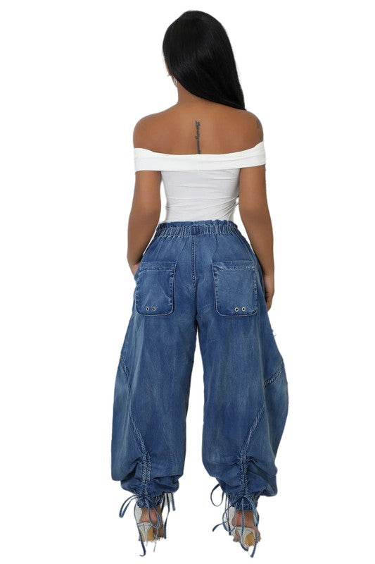 Do it Big Harlem Harem Style Denim Jeans