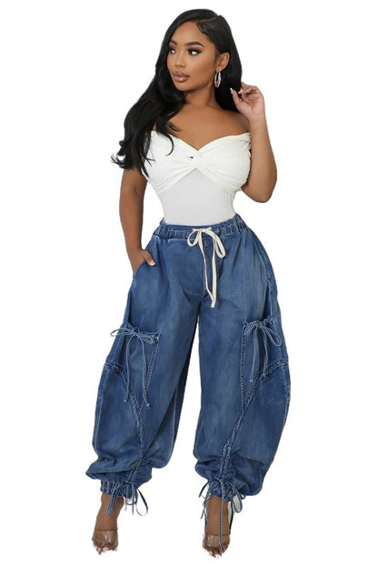 Do it Big Harlem Harem Style Denim Jeans