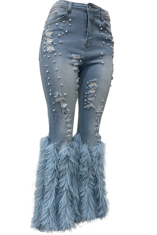 Fahrenheit Feathery Denim Jeans