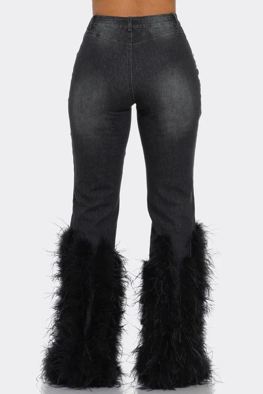 Fahrenheit Feathery Denim Jeans