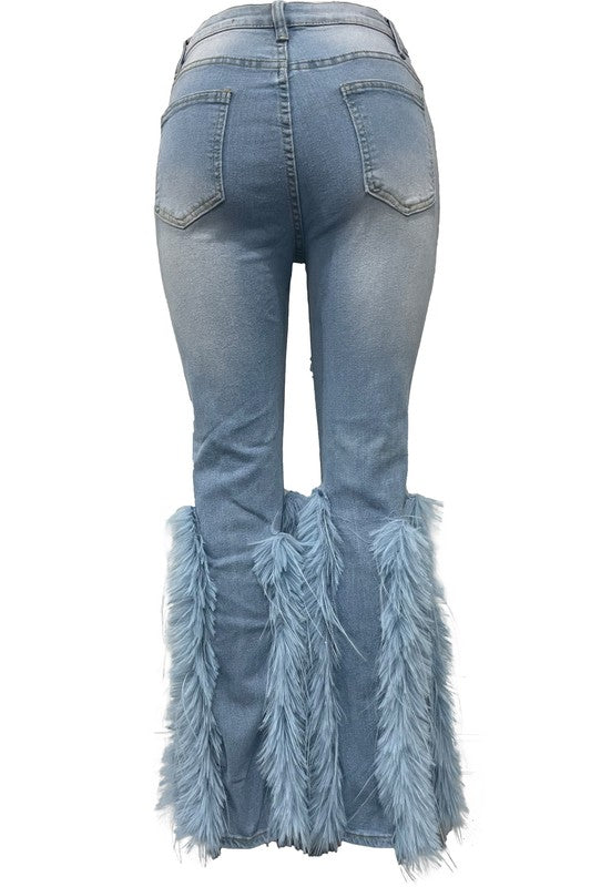 Fahrenheit Feathery Denim Jeans