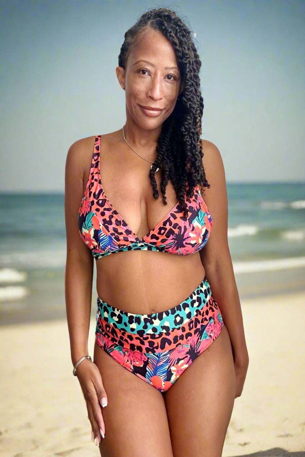 Bahama Mama Leopard Two-Piece Swim Set