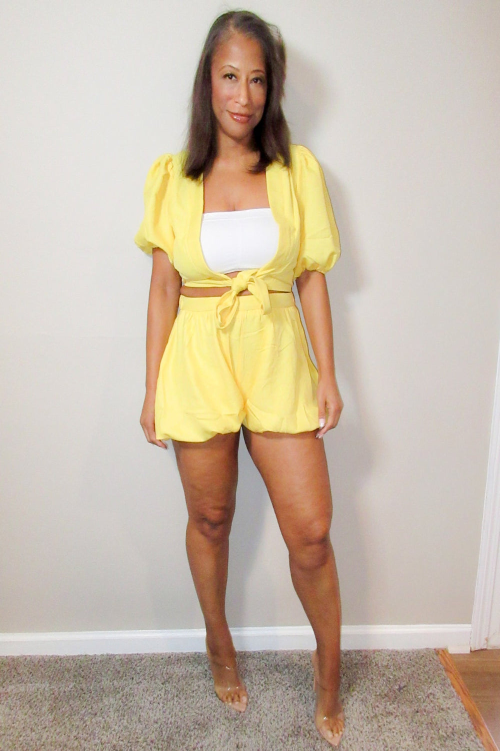 Lemon Drop Short Set