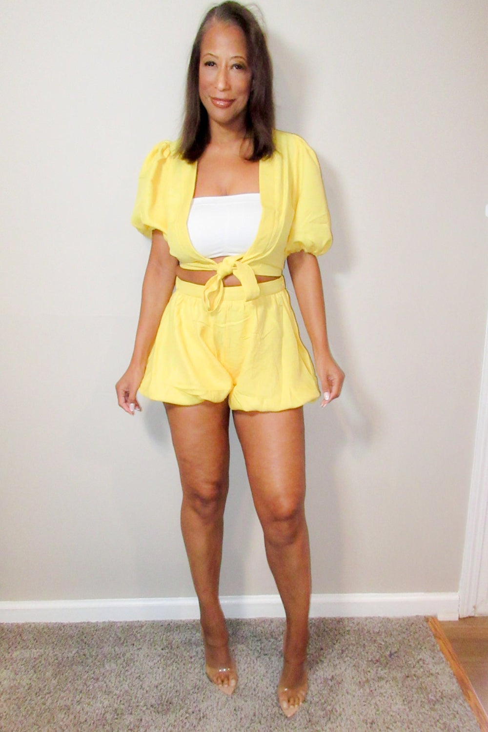 Lemon Drop Short Set