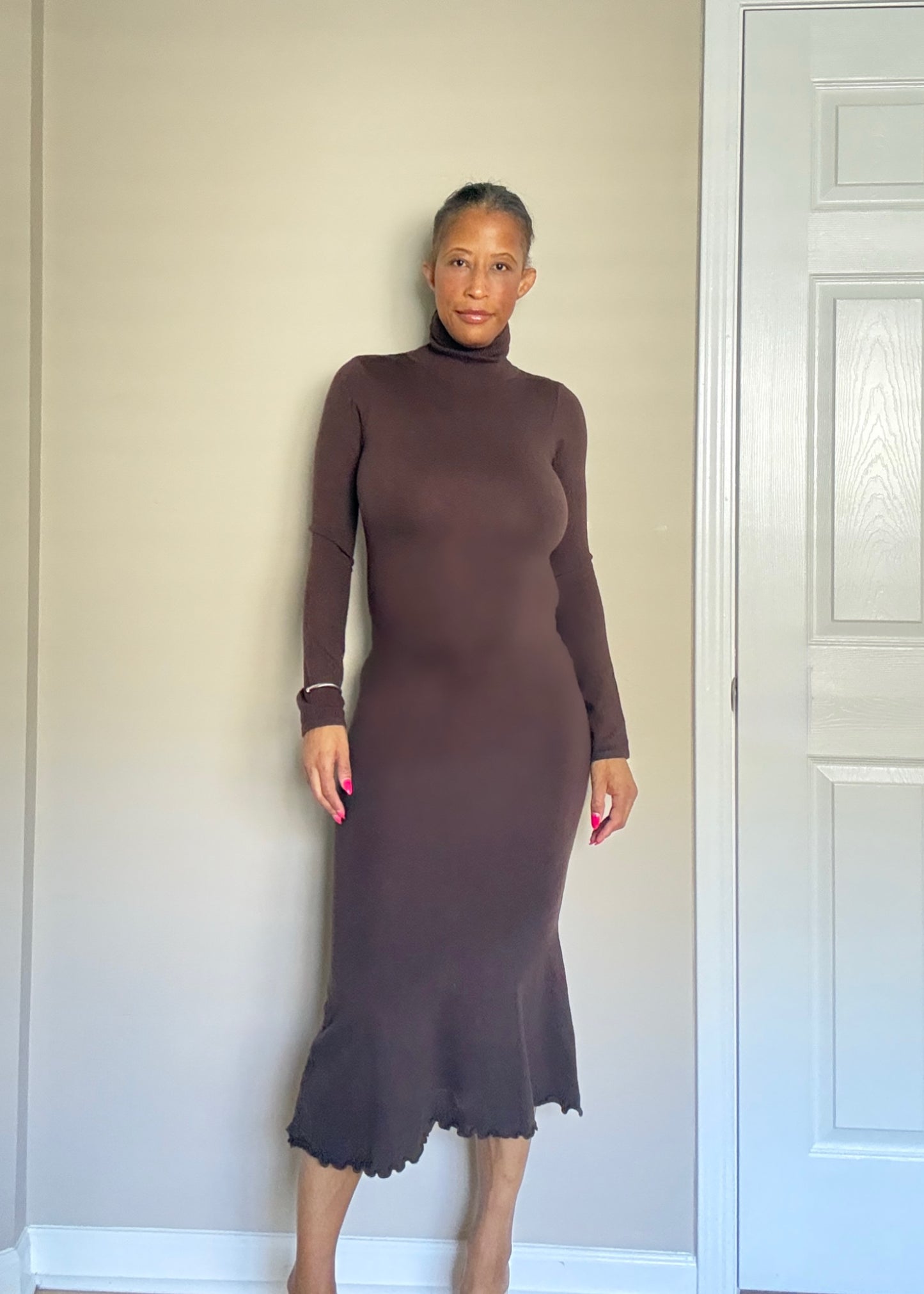 Perfect Midi Dress with Back Cutout