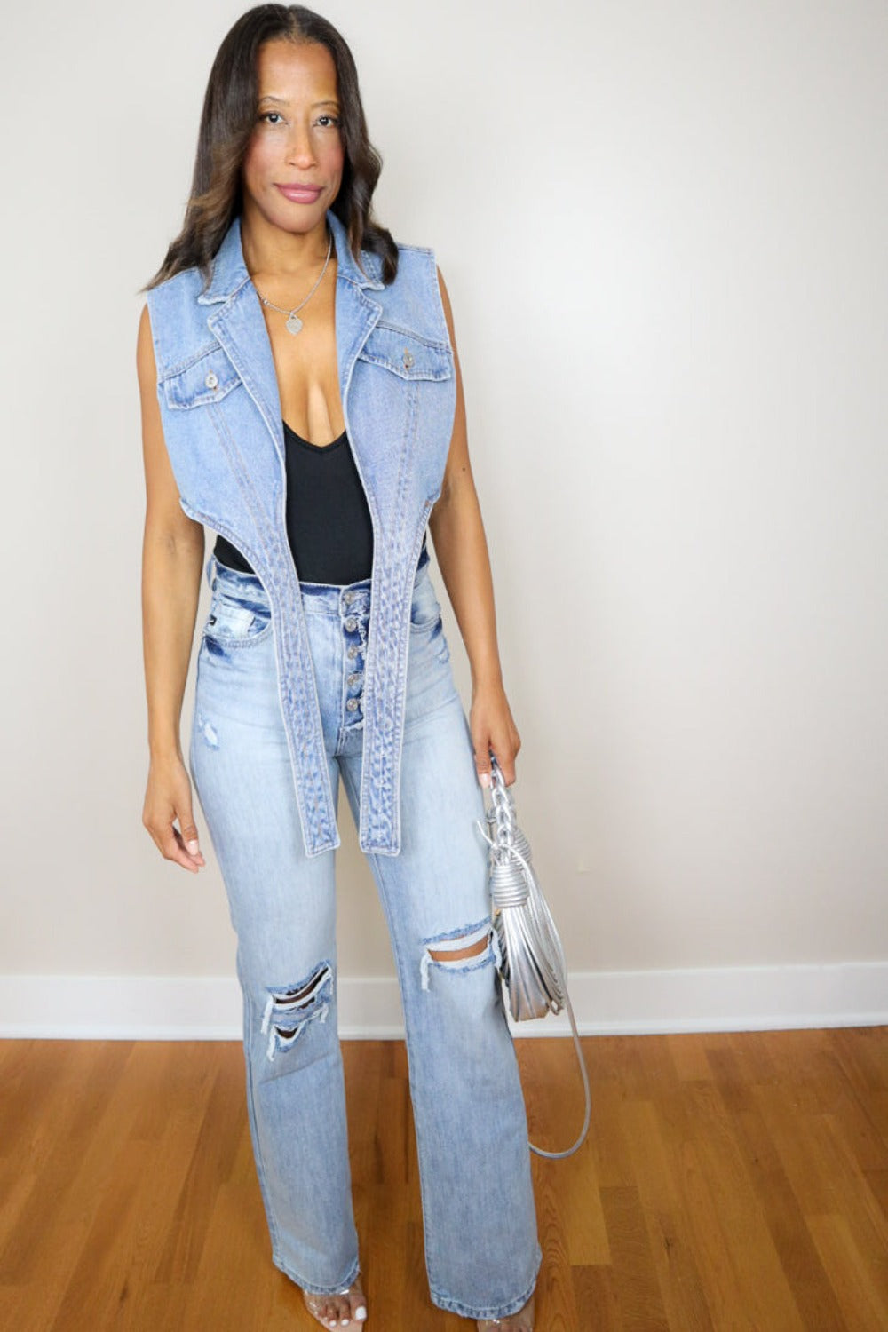 Ready or Not  90's High RiseFlare Jeans