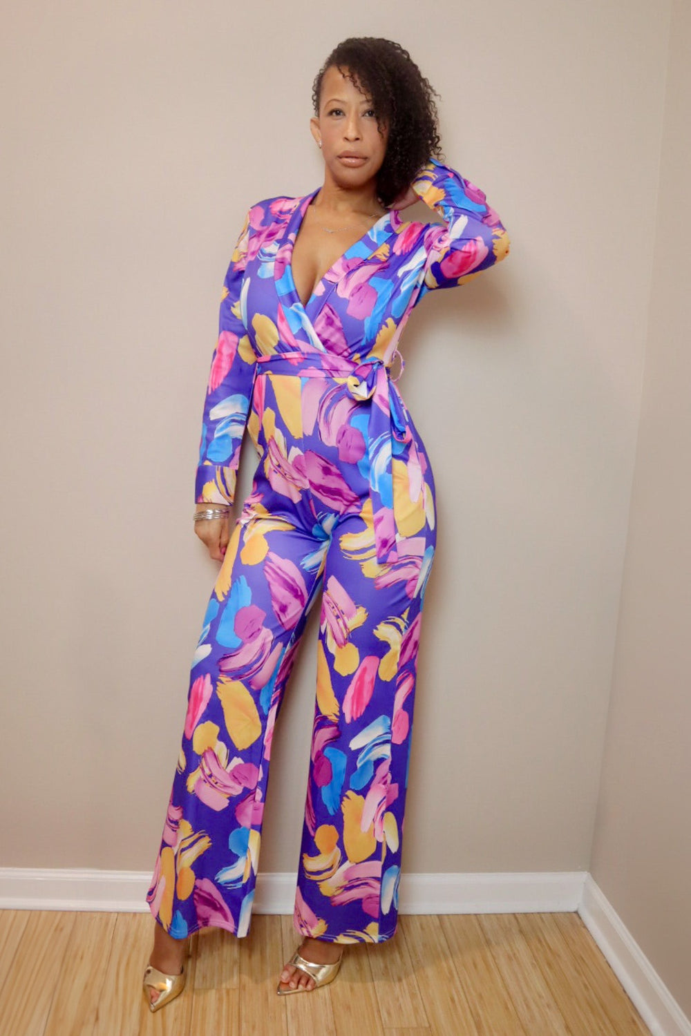 Brunch Queen Floral Jumpsuit