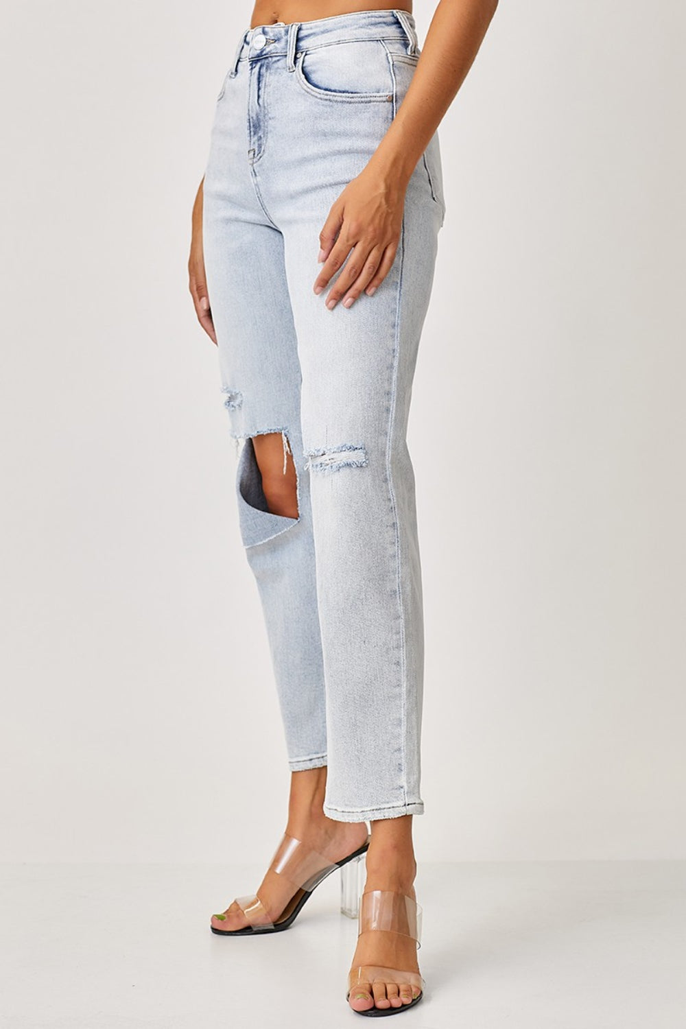 Betta High Rise Distressed Relaxed Jeans
