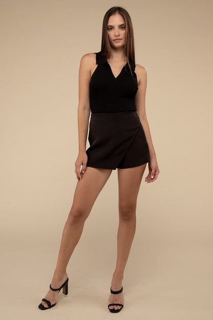 Miami Heat High Waist Asymmetrical Skort