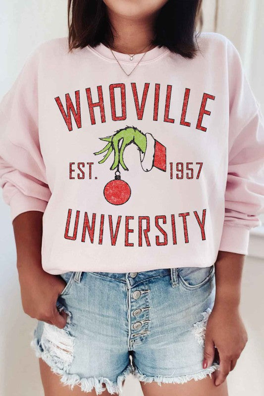 WHOVILLE UNIVERSITY GRAPHIC SWEATSHIRT