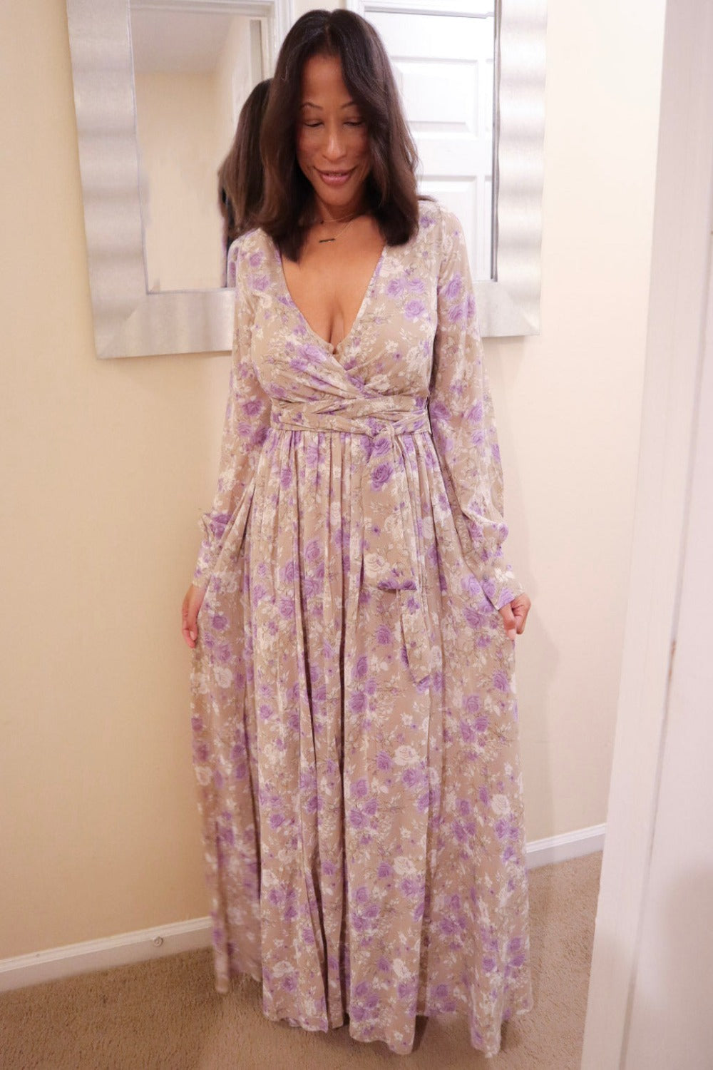 Bridgerton Floral Maxi Dress