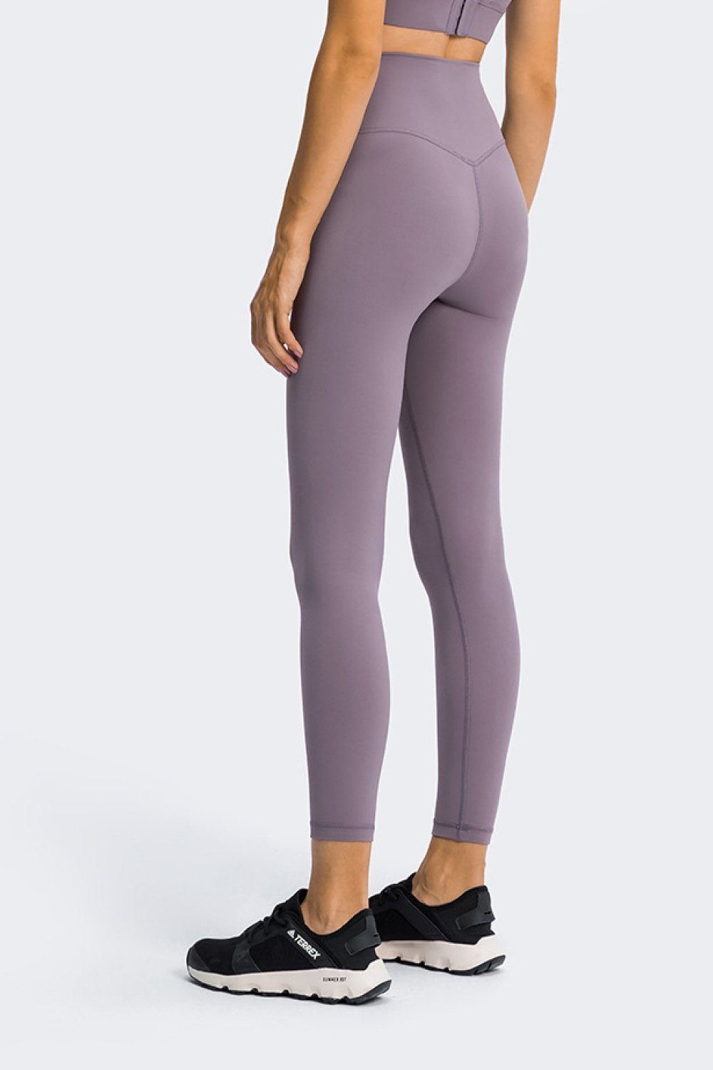 High Rise Ankle Length Yoga Leggings Trendsi 