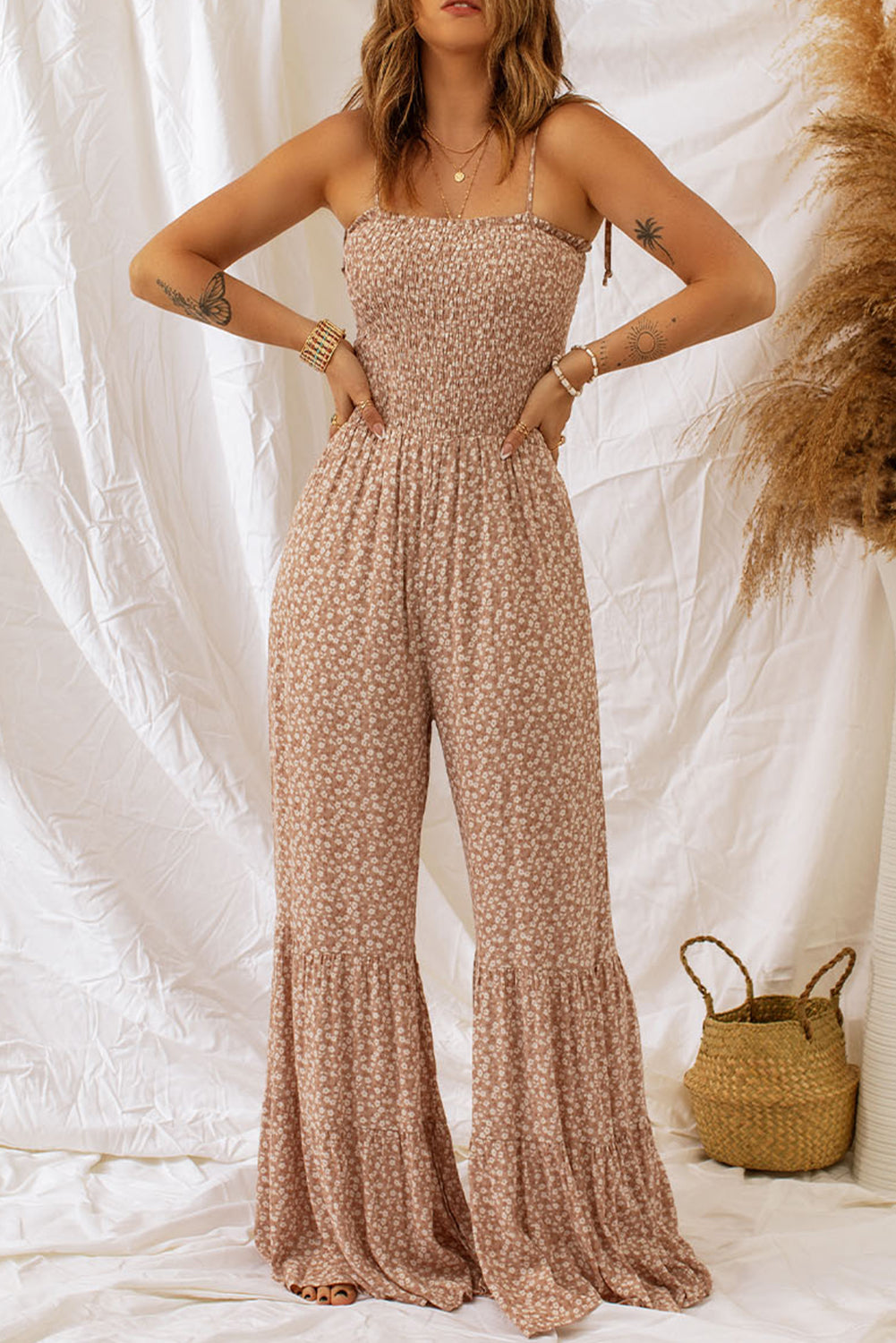 Belinda Floral Wide Leg Jumpsuit